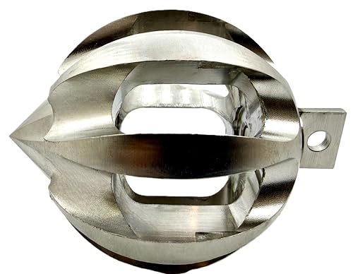 Flow Fixer Drain Cleaner Cutter Head 3", Ball, Slotted, for 4" - 6" Pipes - style: 3" (for 4" to 6" Pipes) Drain Cleaner Cutter Head