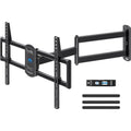 Mounting Dream Corner TV Wall Mount Long Arm Swivel for 37-55-65-75 Inch TV - size: 37"-75" TV