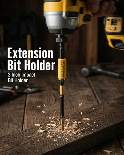 10PCS 3'' Long Magnetic Screwdriver Bits Set: Impact Security Torx Bit T25/T20, Drill Bit Holder & Phillips #1#2#3, Pozidriv SL5, S2 Steel 1/4" Hex Shank for Power Drill & DIY - style: 3'' PH1/2/3 TT15/20/25/30 PZ2 SL5 Bit holder-10PCS