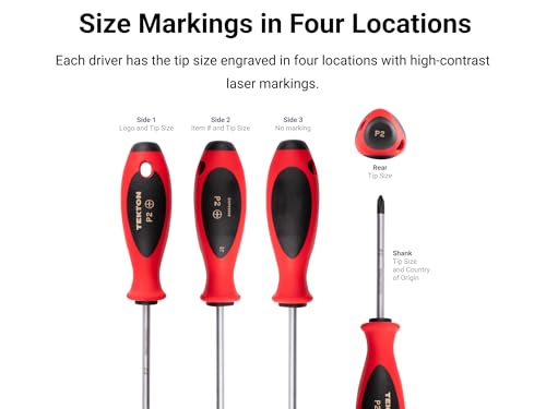TEKTON Phillips Screwdriver Set, 4-Piece | DWP90102