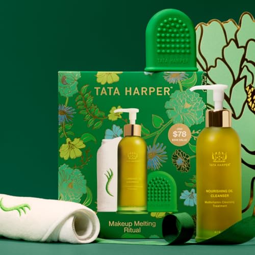 Tata Harper Nourishing Oil Cleanser, Gentle Makeup Removing Cleanser, Cleansing Oil, Natural Skincare - size: 17.71 Ounce (Pack of 1)