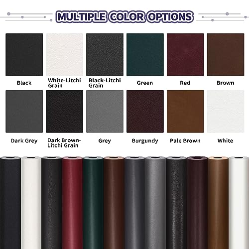 Leather Repair Patch Tape Kit, Self Adhesive Leather Repair for Furniture, Couch, Sofa, Car Seats,Office Chair,Vinyl Repair Kit.30inx16in - color: Black, size: 30 in x 16 in