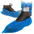Waterproof Shoe Covers – Non-Slip, Disposable CPE Boot Covers, Blue, Case of 1000 - style: Blue Case of 1000