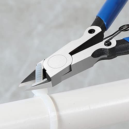 IGAN-330 Wire Flush Cutters (Pack of 5), Precision Electronic Model Sprue Wire Clippers Cutter, Blue - size: 5''x5