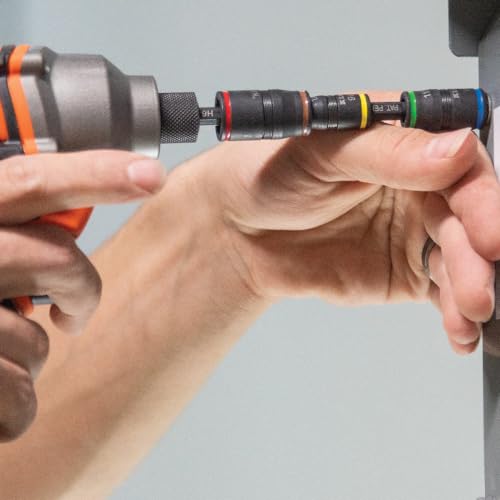 Klein Tools 32907 Impact Driver, 7-in-1 SAE Impact Socket Set, Flip Socket Set with 1/4, 5/16, 11/32, 3/8, 7/16 and 1/2-Inch Nut Driver Sizes and 1/4-Inch Bit Holder, 5-Inch Shaft - color: 7-in-1 W/ 11/32-inch
