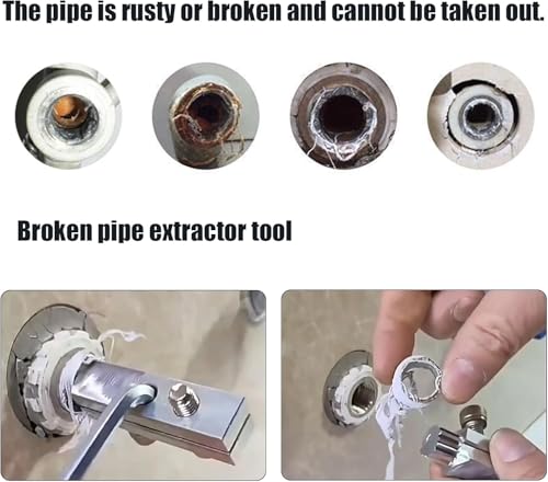 Broken Faucet Removal Tool,Stripped Screw Extractor,Broken Pipe Extractor Tool,Stripped Screw Extractor,For Damaged Faucet Water Pipe Remover (Rectangle) - size: Rectangle