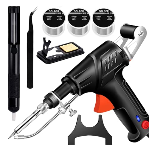 8PCS Internally Heated Industrial Welding Tools, 2025 New Industrial Welding Machine, Automatic Multi-function Soldering Iron Soldering Gun Set for Industrial Home DIY