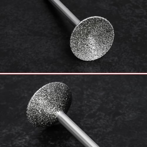 13Pcs Bowl Shape Diamond Burr Bits for Dremel Bits with 3/32", 1/8" Shank - style: Style 3