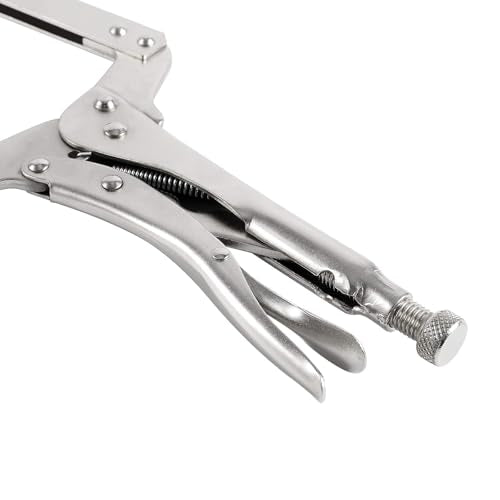 HOZEON 4 PCS 18 Inch C Clamp Welding Pliers with Swivel Pads, Heavy Duty Welding Clamp,Woodworking Clamps Set, Adjustable Nickel Plated C Pliers for Wood Working, Welding, Electrician Maintenance - size: 4 PCS 18 In