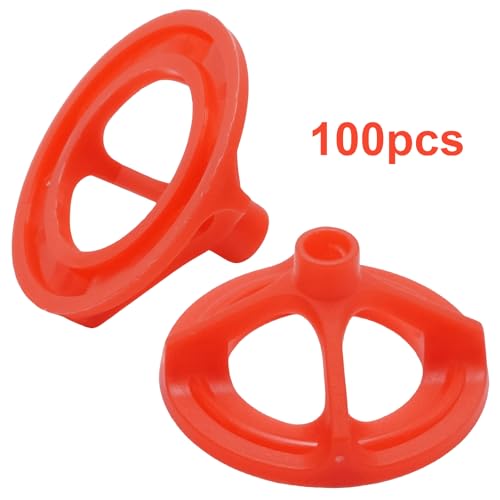 Tile Leveling System Tile Leveling System Tile Anti-Loosening and Spacing System Kit (1/12"-300pcs White Base + 100pcs Red Cap) - size: 1/12"-300pcs White Base + 100pcs Red Cap