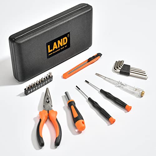 LAND 22-Piece Compact Tool Kit with Toolbox