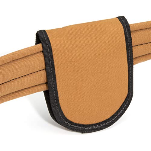 Dickies 2-Compartment Hammer Holder for Tool and Work Belts, Durable Canvas, Includes Tool Loop and Pocket, Fits up to 4.5-inch Belts, Tan/Grey - color: Tan