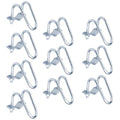 10 Sets 1-1/4" OD Cross Tube Clamp Connector, Greenhouse Crossover Clamp - size: 1-1/4" OD