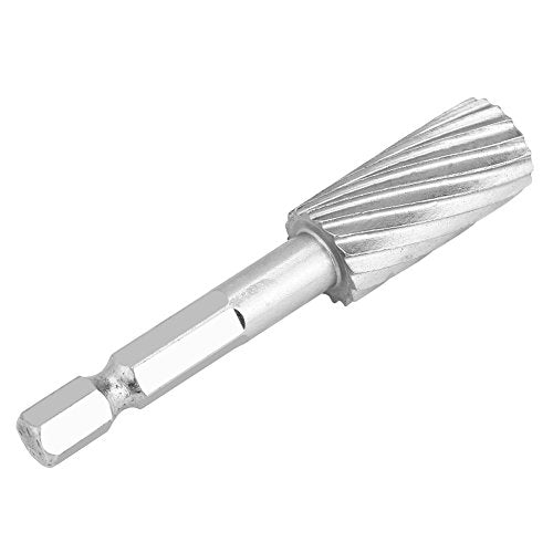 High Speed Steel Rotary Files 5pcs 1/4inch Hex Shank High Speed Steel Burrs Rotary Files Tools for Aluminum and Iron Hardware