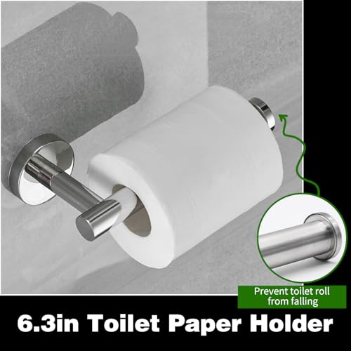 10pcs Brushed Nickel Retractable Bathroom Hardware Set - color: 10pcs 24" Brushed Nickel