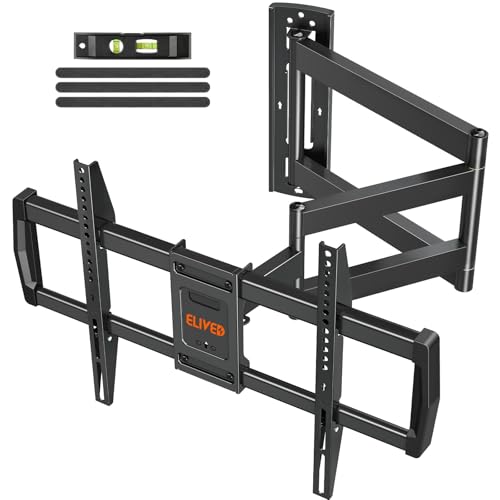 37.9" Long Arm TV Wall Mount for 42-75 Inch TV, Full Motion Swivel and Tilt - size: Indoor Arm: 37.9"