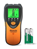 Mecurate 5-in-1 Stud Finder Wall Scanner for Studs, Metal & Live AC Wires - color: Orange