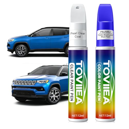 Hydro Blue/Laser Blue Pearl(PBJ/MBJ) Touch Up Paint for JEEP - color: (PBJ/MBJ)Hydro Blue/Laser Blue Pearl for Cherokee/Compass/Liberty