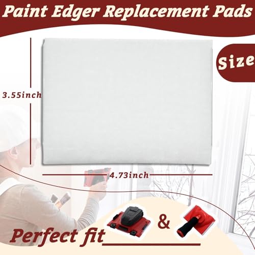 20 Pack of Paint Edger Replacement Pads - Pad Refills for Edger - Replacement Pad Refills for Paint Edger Tool - color: 20 Pack