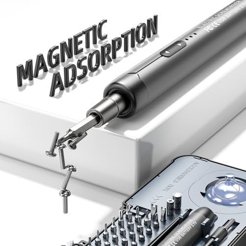 ANVANNA 88-IN-1 Mini Electric Screwdriver Set is a comprehensive electric precision tool kit designed for electronics repair and DIY projects. - style: Pro Grey