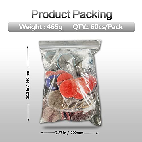 60Pcs 2 Inch Sanding Disc Set, Quick Change Disc Combination, 1/4 Inch Hold Fits Various Grinder. Widely Used for Surface Conditioning, Striping, Polishing, Finishing and Rust Paint Removal - style: 60Pcs Quick Change Discs 2 Inch(Nylon main)