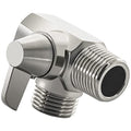 2 Way Shower Arm Diverter Valve for Hand Held Showerhead, Brushed Nickel - color: Brushed Nickel