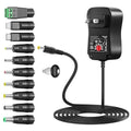 3V-12V 3A Universal AC Adapter Kit Multi-Volts Adjustable Power Supply 36W - size: 36W 3-12V