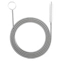 Long Drain Brush Flexible Feeding Tube Brush Slim Cleaning Brush Hose Pipe Brush - style: One Head White Color
