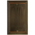 Amerelle Steps Single Blank Cast Metal Wallplate in Aged Bronze - color: Aged Bronze, size: 1 Blank