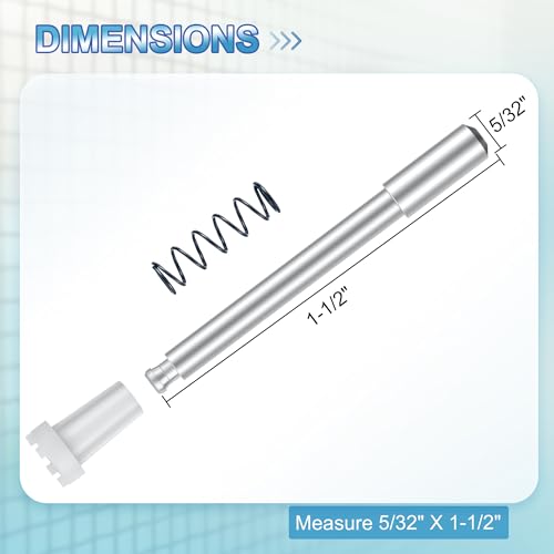 25 Pack Window Screen Plunger Latches with Caps White - color: White