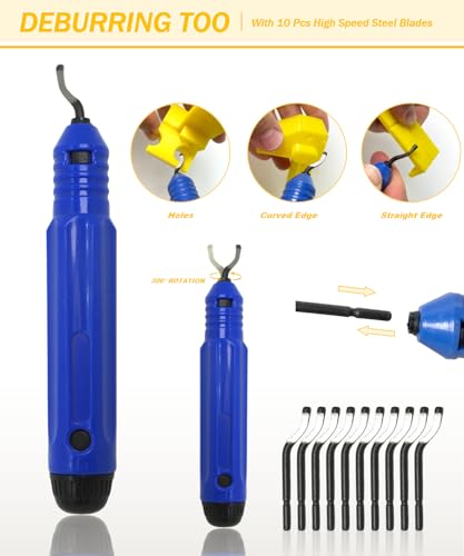 3D Printer Tool Kit Essential with Cutter,Caliper, Scraper, Drill & Deburring Tool for Removing, Smoothing, Finishing and Drilling (132 3D Printing Tool Kits)