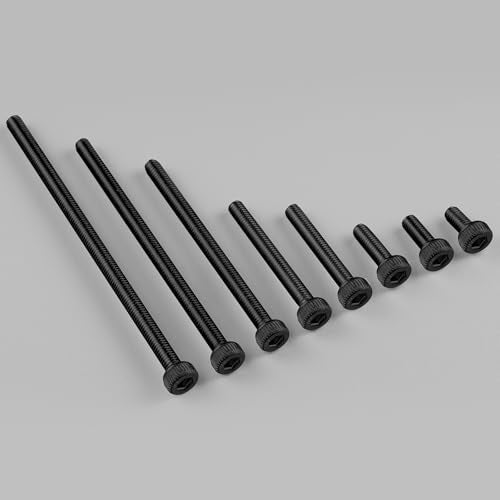30pcs M6 x 40mm Hex Socket Head Cap Screws Bolts, 12.9 Grade Alloy Steel, Black Oxide Finish, Allen Socket Drive, Full Threads,with Hex Spanner - size: M6x40mm