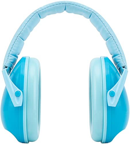 Snug Kids Earmuffs – Noise Reduction for Toddlers & Children – Adjustable, Lightweight, Foldable, Soft & Comfortable - color: Aqua