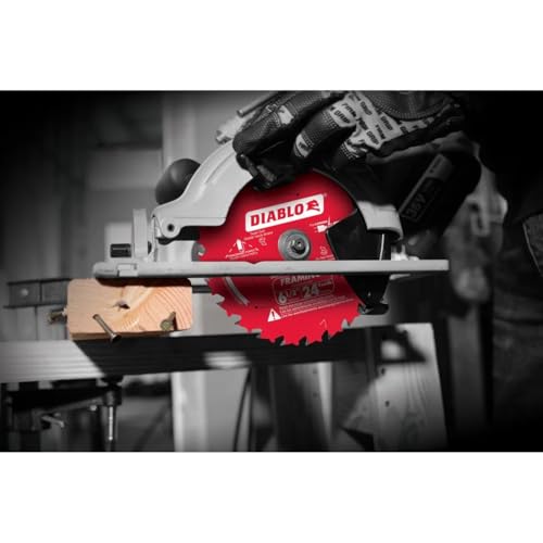 Diablo Track Circular Saw Blade - 6-1/2" Diameter, 48-Teeth, 8,800 Max RPM