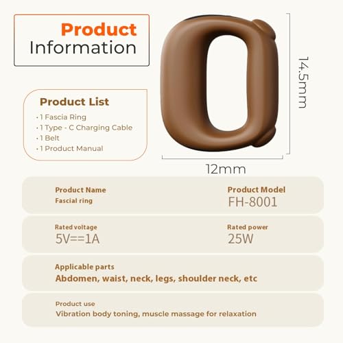 Deep Tissue Percussion Muscle Massage Gun: with Heat, Adjustable Intensity and Speed, Super Quiet, USB-C Rechargeable, Portable, Pain Relief for Athletes and Everyone, Ideal Gift（Brown） - color: Brown