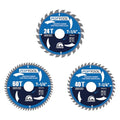 7-1/4 Inch Circular Saw Blade with Expansion Slots, Low Noise Design, Stress Relief Cut Blade for Smooth & Stable Wood Cutting