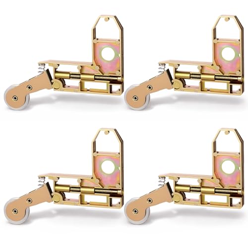 4 Pack Sliding Screen Door Rollers with 1" Diameter Concave