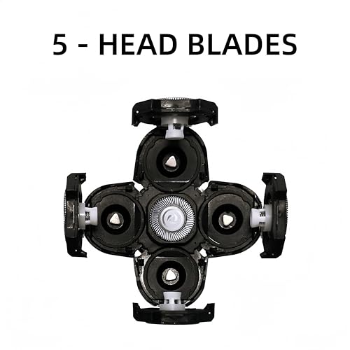 3 pcs Blades Refills Compatible with Freebird Head Shaver, 5 Blades Shaver Replacement Heads for Bald Men Freedom Grooming + 1 Cleaning Brush, Silver (Pack of 2) - size: 3pcs (Pack of 2)