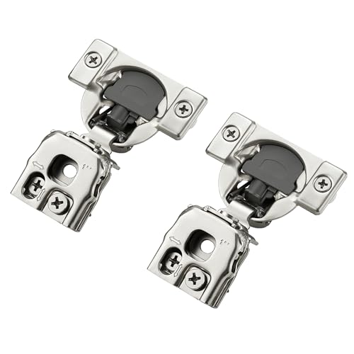 Soft Close Hinges for Kitchen Cabinet Hinges, 1 Inch Overlay, 50 Pack - size: 1 inch Overlay