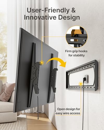 monTEK Heavy Duty Tilting TV Wall Mount for 60-120 Inch TVs up to 300 lb - size: 60"-120" Tilting