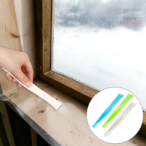 2 in 1 Plastic Scraper Tool,Multi-purpose No-Scratch Scraping Tools Small Scraper Cleaning Tool for Removing Oil Stains, Dirt, Paint, Sticker Remover(3 Pack)