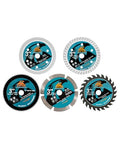 3 Inch Compact Circular Saw Blade Set, Multi-Material Cut for Wood, Plastic, Metal, Concrete, Granite, Tile Cutting, 10mm Arbor - 5 Pack - size: Set 1