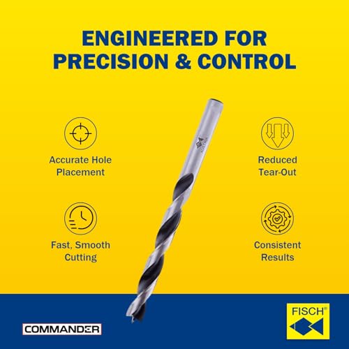Premium Brad Point Drill Bit - High-Accuracy Woodworking Size: 3mm x 61mm - size: 3 mm x 61 mm (Pack of 1)