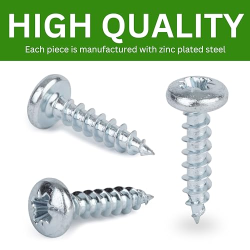 Spare Hardware Parts Replacement for IKEA Furniture Screw Chipboard Flat TRX Screw - Part #109566 | Chipboard Screw M4.5-2.0×20 Full Thread with PZD2 Recess| Pack of 16 - size: 109566