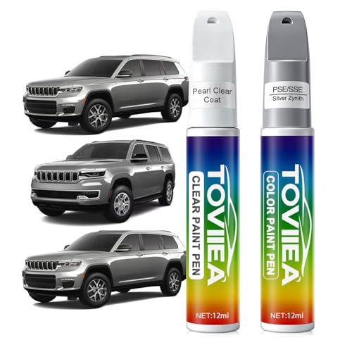 Silver Zynith(PSE/SSE) Touch Up Paint for JEEP - color: (PSE/SSE)Silver Zynith for 2025 Jeep Grand Cherokee/2024 Jeep Grand Cherokee/2025 Jeep Grand Cherokee 4xe/2024 Jeep Grand Cherokee 4xe/2024 Wrangler/2025 Compass/2024 Compass/2024 Wagoneer/2024 Grand