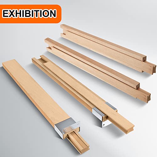 Maitys 4 Pcs Wooden Drawer Slide, 15.8 Inch Wood Bottom Mount Guide Track - size: 15.8 Inch