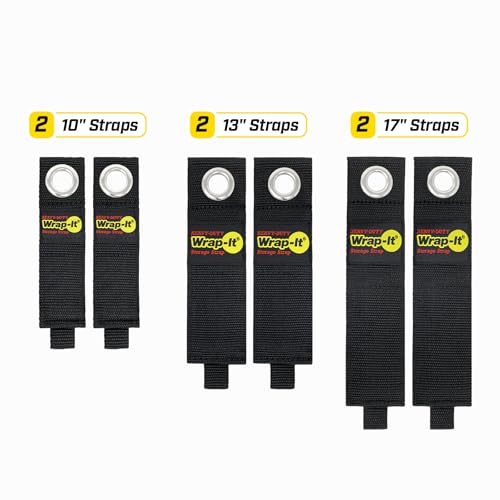 Heavy-Duty Wrap-It Storage Straps - Assorted 6-Pack - size: Assorted 6-Pack