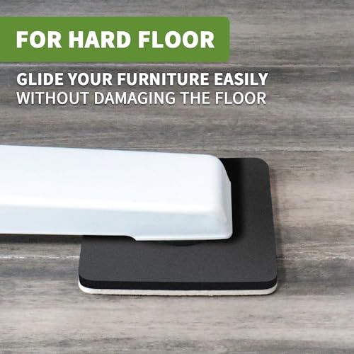 Felt Furniture Sliders for Hardwood Floors 8 PCS, 5" Beige - size: 8 PCS 5'' Beige