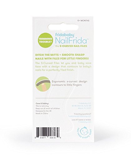 Frida Baby NailFrida The S-Curved Baby Nail Files, Safe for All Ages, 5ct - style: Nail Files