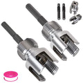 2PCS PVC Pipe Threader Kit, Dual-Function Tool for Plumbers & DIY - style: 2
